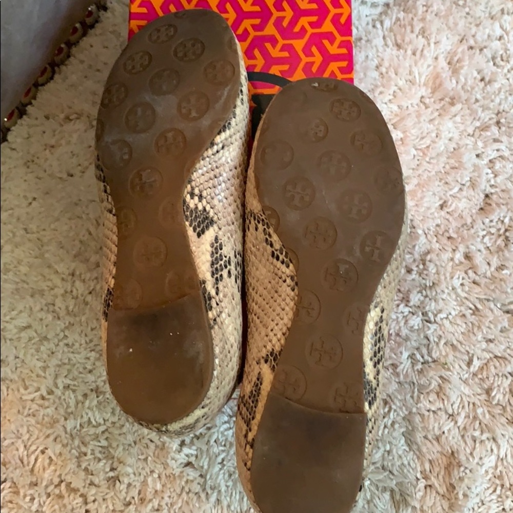 Tory Burch Reva Flat- Python Print - image 3
